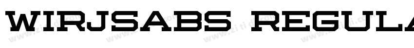 wirjsabs Regular字体转换 wirjsabs Regular字体转换